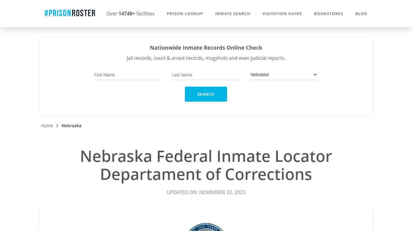 Nebraska Federal Inmate Search - Prisonroster